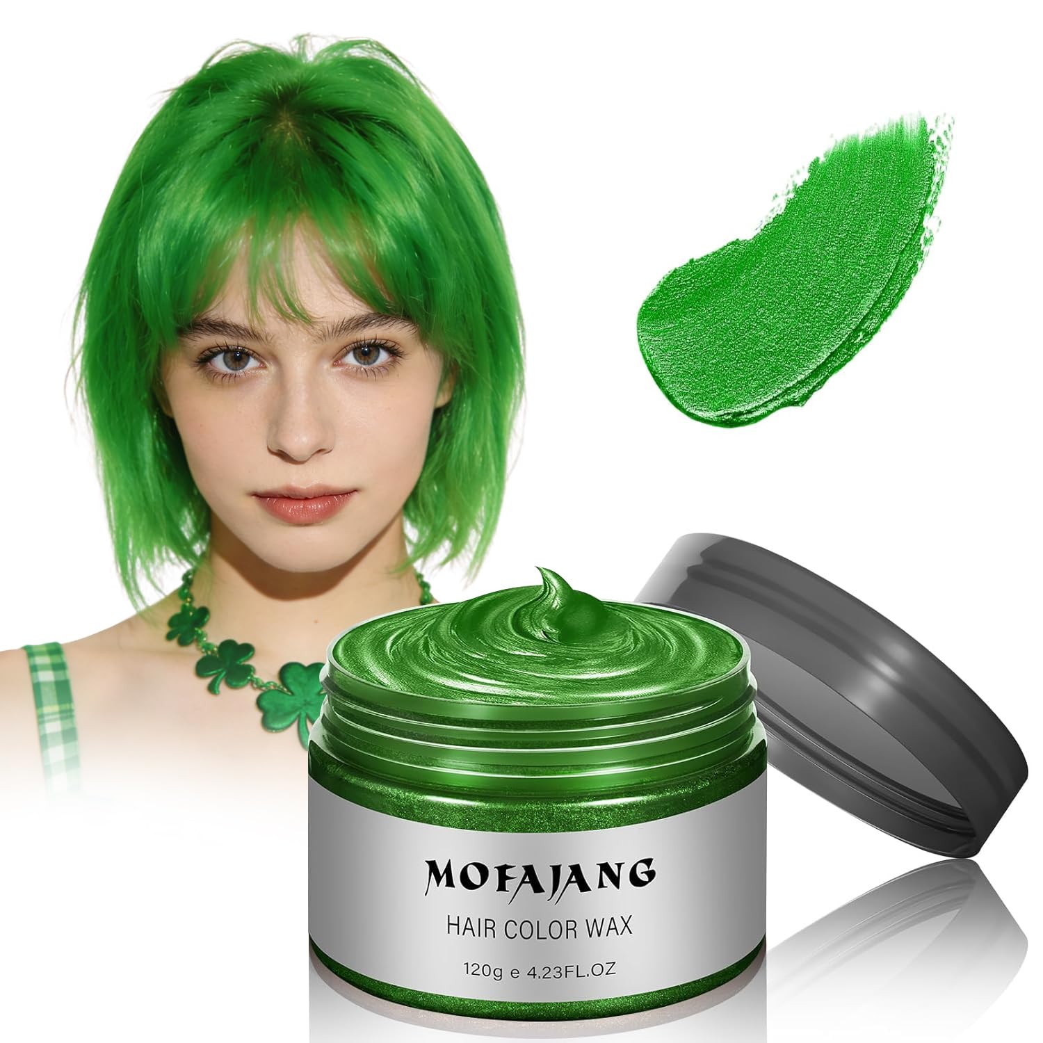 Amazon.com : Green Hair Spray Temporary Hair Color Wax for St